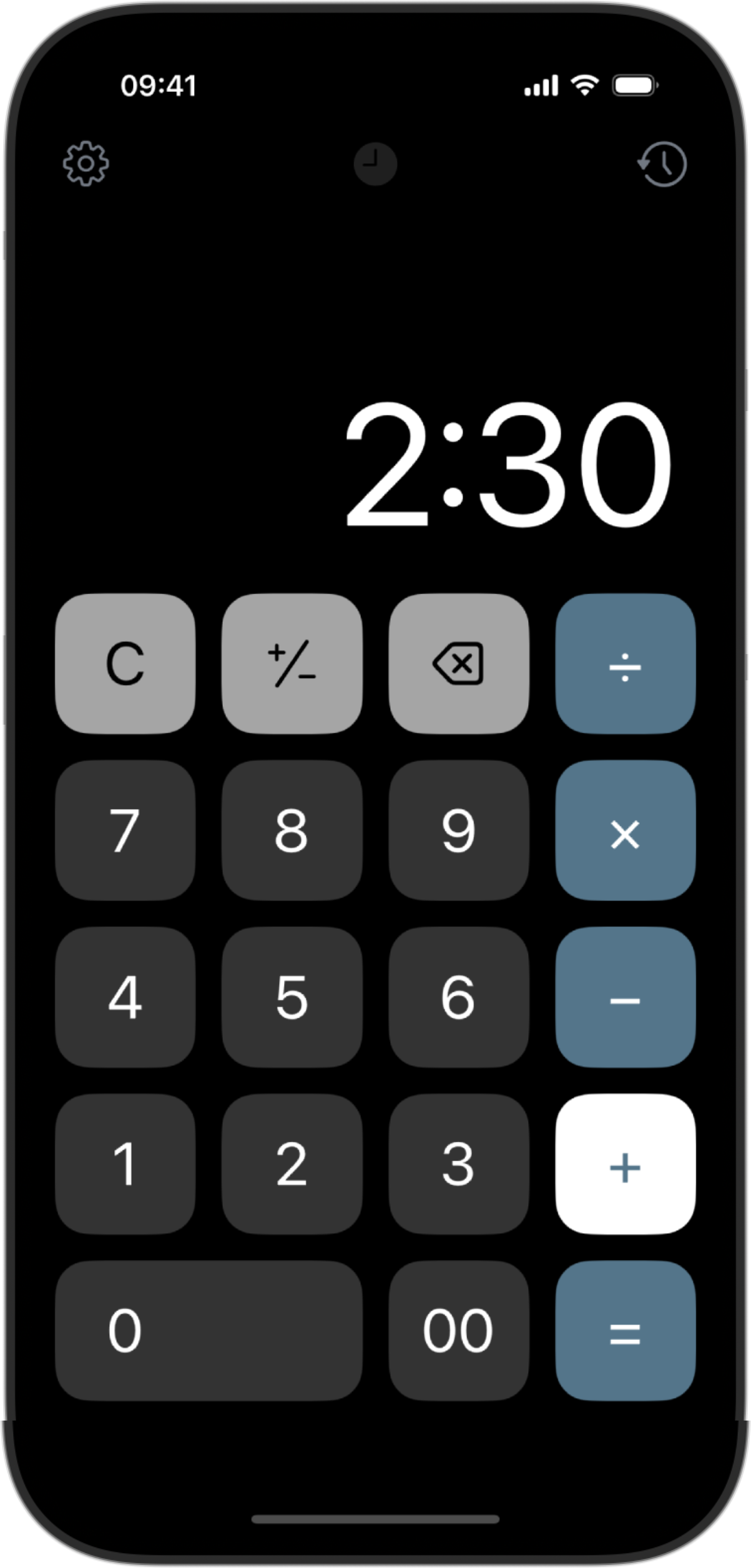 TimePro Calculator Interface